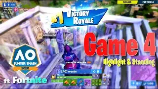 Fortnite Summer Smash - Solos Tournament Game 4 - AUSopen 2020