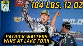 Patrick Walters wins 2020 Bassmaster Elite at Lake Fork
