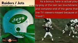 1968 Week 11 New York Jets @ Oakland Raiders (the 'Heidi Game') - highlights