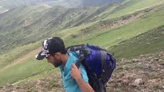 Back Side of mount Affarwat Gulmarg kashmir near frozan lake