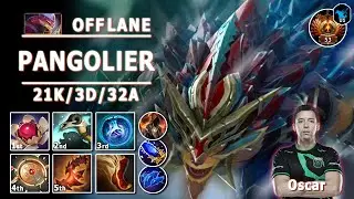 Pangolier Off Lane | 7.32e | Oscar Pos 3 Pango Play | Dota 2 Immortal Gameplay