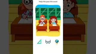 DOP 3 Help him pass the exam 📝 cool game ever played #shorts