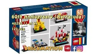 lego 40290 - Lego Stop Motion Build - 60th Anniversary Barracuda (1 of 4)