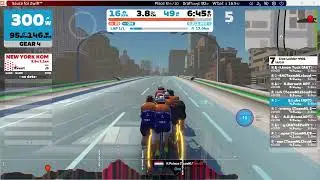 Zwift Ladder Racing 5v5 - TeamNL Cloud9 vs ART Isotopes on Rising Empire