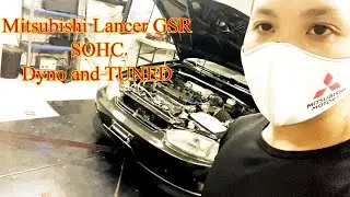 Mitsubishi Lancer GSR SOHC Dyno and TUNED