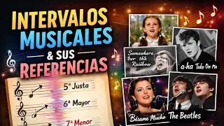 Referencias pr&aacute;cticas para reconocer intervalos musicales