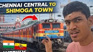 Empty rake of chennai chentral to shimoga twan weekly SF exprass 