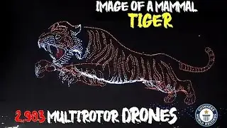 2,983 drones   The  Largest Aerial Image