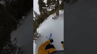 Telemark Skiing | 1.19.24 #freeheellife #skiing #spreadtelemark