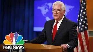Rex Tillerson Delivers Post-Firing Statement From The State Department | NBC News