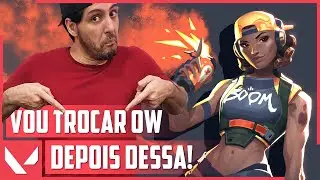 JOGADOR DE OVERWATCH CONSEGUE JOGAR VALORANT?! | Valorant Gameplay
