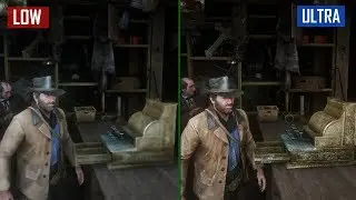 Red Dead Redemption 2 Low vs Ultra Graphics Comparison (PC 1080P 60FPS)