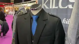 Black Argyll Jacket, Ancient Hunting Robertson Tartan Kilt