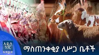 ማስጠንቀቂያ ለሥጋ ቤቶች፣ ነሀሴ 29, 2017 What's New Sep 4, 2025