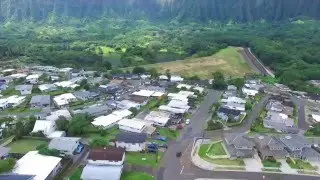 Aerial Tour of Hale Kou Homes in Kaneohe