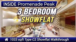 Inside Showflat &ndash; Contemporary Serenity at Promenade Peak 3-Bedroom Type C2 | Design Walkthrough