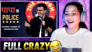Papa In Police | Stand Up Comedy | Ashish Solanki | Nishati React 