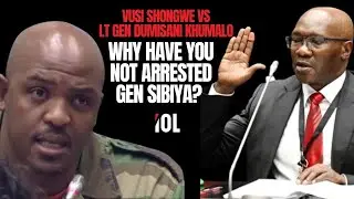 MK MP Vusi Shongwe vs Lt Gen Dumisani Khumalo | Why have you not arrested Gen Sibiya? | Ad Hoc Comm