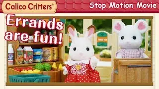 Calico Critters®:Shopping at the Grocery Market | Stop Motion Movie
