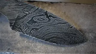 Forging a Damascus Knife!!! Part 2