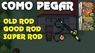 COMO PEGAR A OLD ROD, GOOD ROD E SUPER ROD NO POKEMON FIRE RED E POKEMON LEAF GREEN