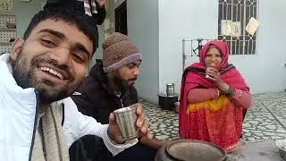 Aaj Ajay k ghr ki chai pi 😄🤞 Chai pi k mja aagya guys 