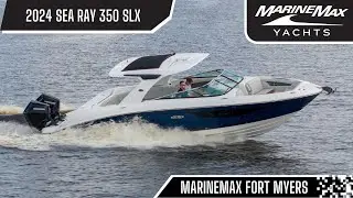 Sea Ray 350 SLX 2024 года доступна в MarineMax Fort Myers!