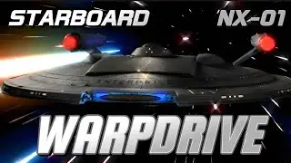 NX-01 ENTERPRISE WARPDRIVE / RELAXING RUMBLING STARSHIP ENGINE / STAR TREK SCIFI ASMR