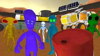 Neighbor Aliens Mars Adventure (Gameplay)