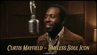 Curtis Mayfield &ndash; Timeless Soul Icon | Vintage Studio Portrait