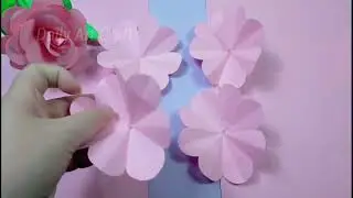 Easy and Beautiful Paper Flower Rose Making