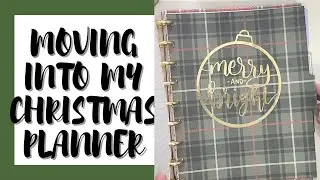 Moving in to MY CHRISTMAS PLANNER | DIY DASHBOARDS & Planner Set up | Christmas Frankenplanner