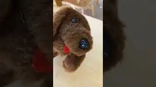 1985 Battery Operated Toy Dog Made in Korea Jamina Vintage Plush
