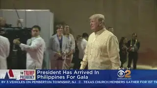 President Trump Arrives In Philippines
