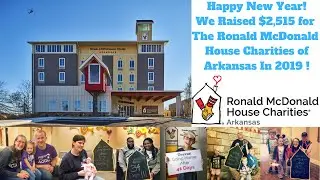 We Raised $2500 for the Ronald McDonald House Charities of Arkansas in 2019!