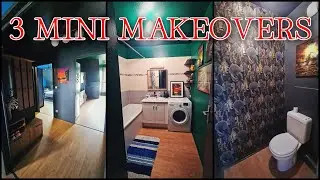 3 Small Space Makeovers | Entryway, Bathroom & Toilet Transformation