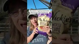 Обзор чипсов Miss Vickie's Applewood Smoked Bbq Potato Chips #картофельныечипсы #обзорыеблюд #обз...