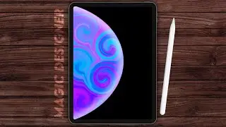 🪐 Procreate&rsquo;de gezegen &ccedil;izimi ✍️ Hızlı &Ccedil;izim 🚀 Magic Designer 🪄