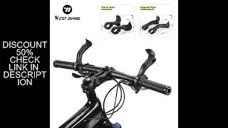 WEST BIKNG Bicycle Handlebar Extender Bars Ends Ergonomic Design MTB Handlebar Nylon Inner Handle Ba