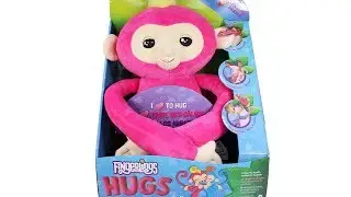 Fingerlings Hugs Plush Interactive Monkey Bella Unboxing Toy Review