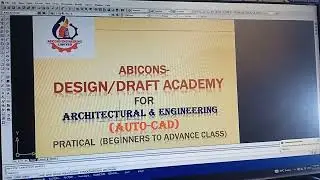 Designs/ Draft Academy for Architecture & Engineering using Using AutoCad for Beginners.