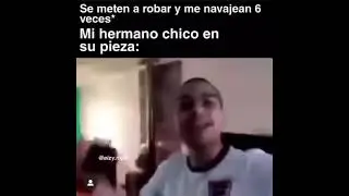 *se meten a robar y me navajean 6 veces* Mi hermano chico: #cristianghost #clipscristianghost