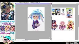 drawing mint blancmanche fanart || galaxy angel