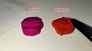 Tebak warna | Mencampur Warna Pink dan Oranye | Video Pendek 