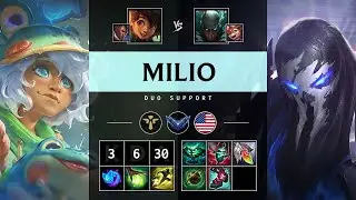 Milio Support vs Pyke - NA Diamond Patch 25.21