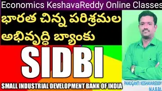 SIDBI/భారత చిన్న పరిశ్రమల అభివృద్ధి బ్యాంక్/Small Industrial Development Bank of India/IndianEconomy