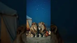Vibe Revive | Golden Lions Under the Desert Stars |  🦁✨🔥
