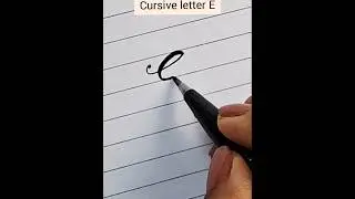 Cursive letter E#Perfect formation of Cursive letter A#abcd #penmanship #ytshorts #viralshorts