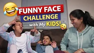 Funny Face Challenge with My Kids 😂 | Family Fun Time 😊 😠 😠 😁 😡 how to make possible with these kids