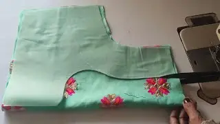 Blouse design cutting and stitching. Back neck design. Blouse designs 